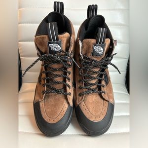 Brown & Black Vans “Primaloft” MTE Sk8-Hi Sneakers